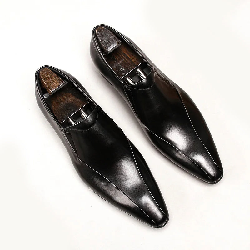 Pacino Italian Men Genuine Dress Shoes Support Sole