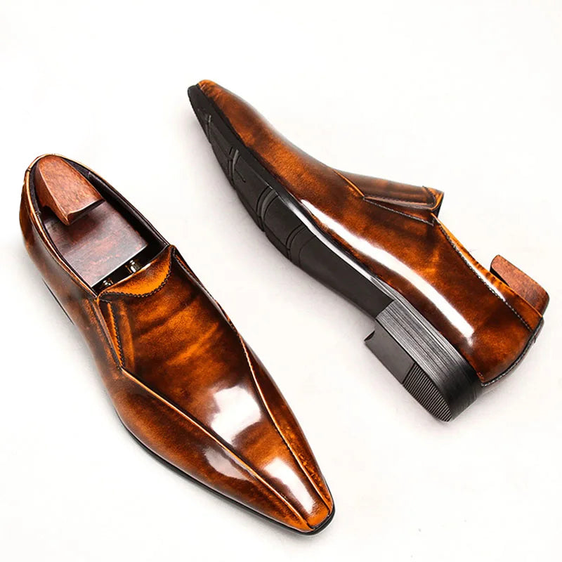 Pacino Italian Men Genuine Dress Shoes Support Sole