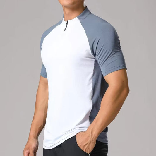 Men's Half-Zip Sports Shirt - Lightweight Athletic Edition Top
