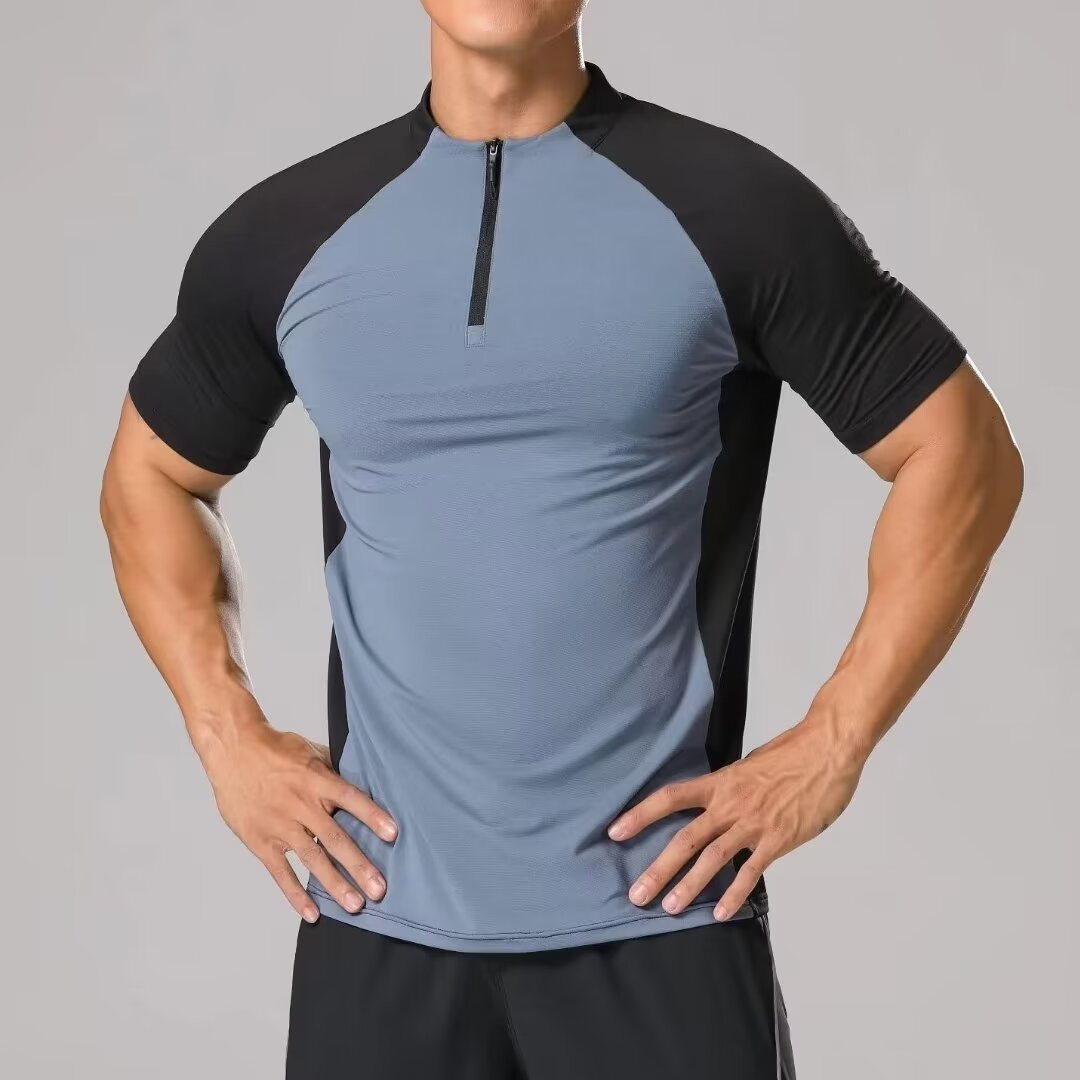 Men's Half-Zip Sports Shirt - Lightweight Athletic Edition Top
