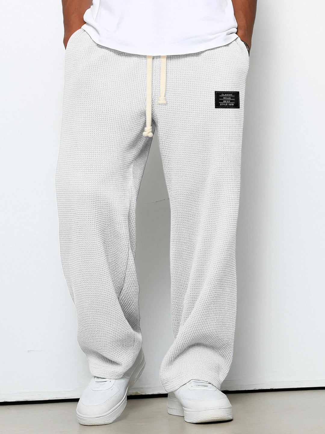 Samuel Men's Wide-Leg Pants with Adjustable Edition
