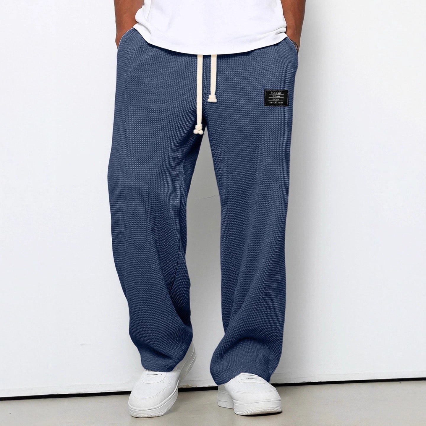 Samuel Men's Wide-Leg Pants with Adjustable Edition
