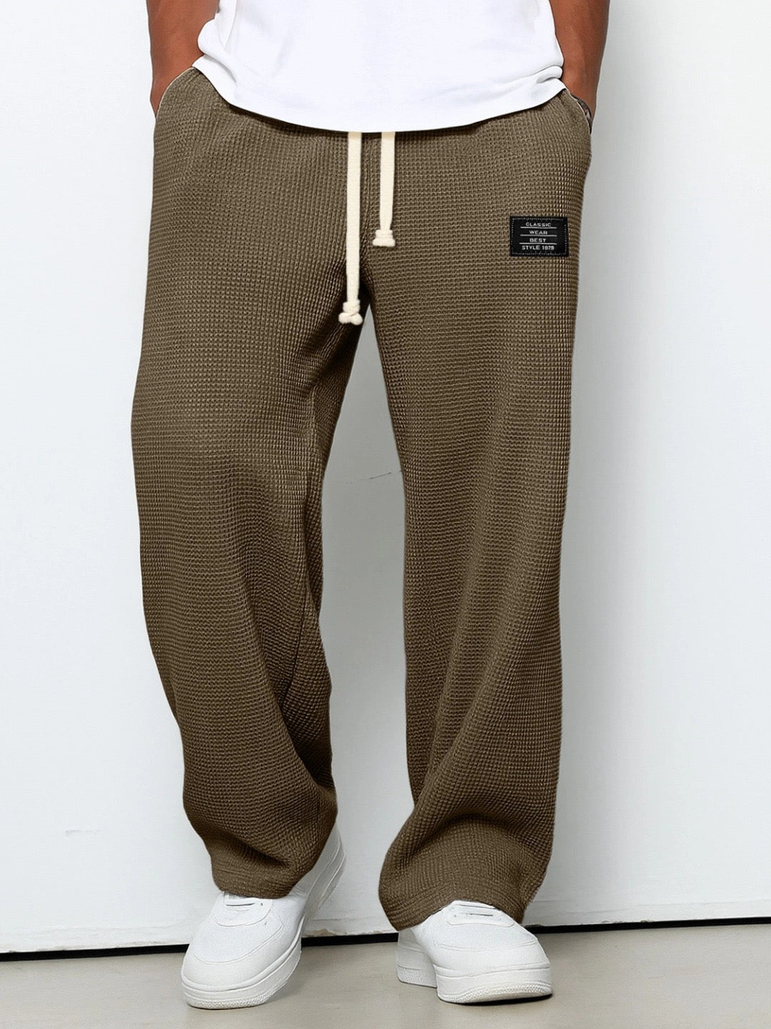 Samuel Men's Wide-Leg Pants with Adjustable Edition