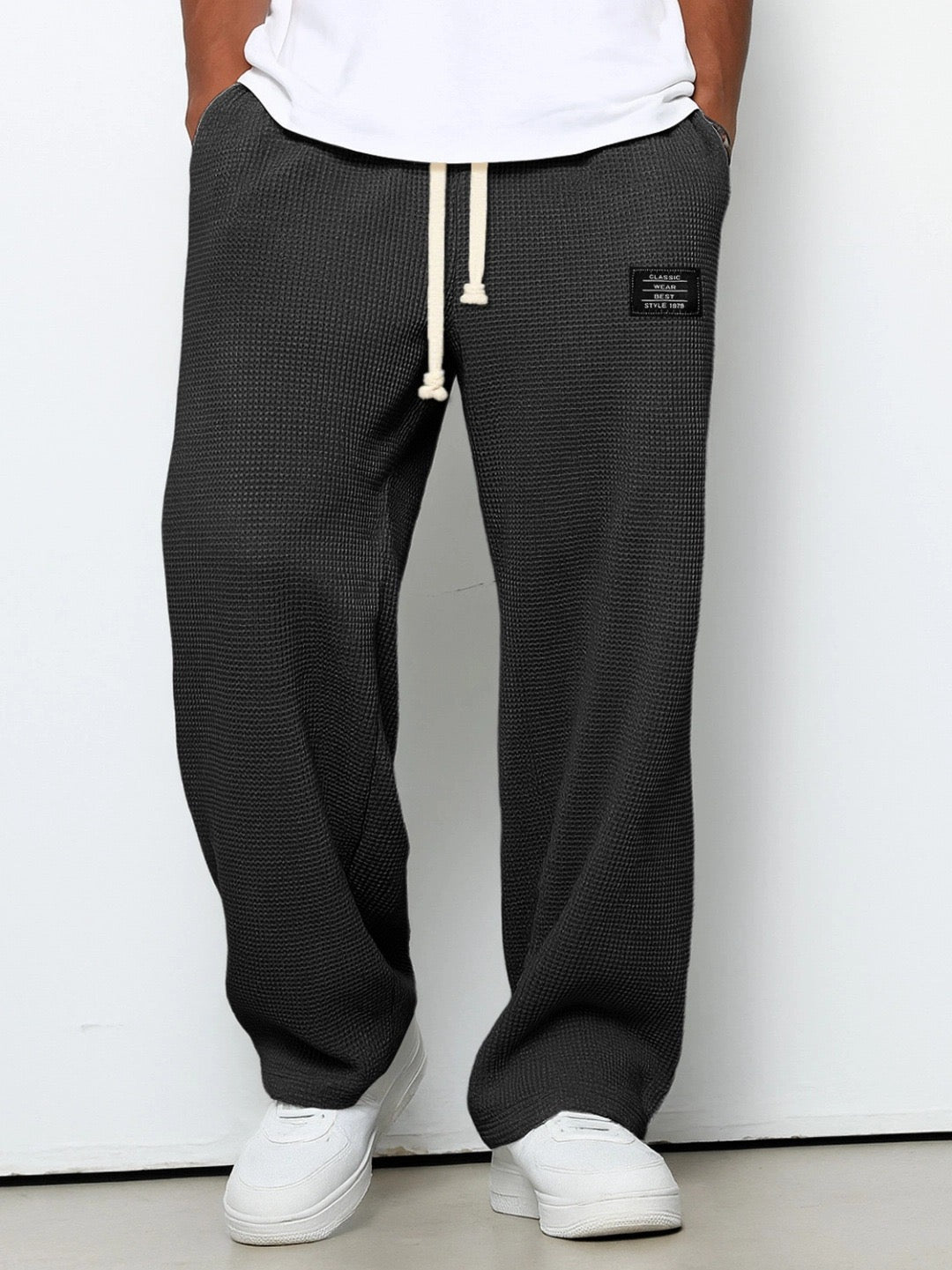Samuel Men's Wide-Leg Pants with Adjustable Edition