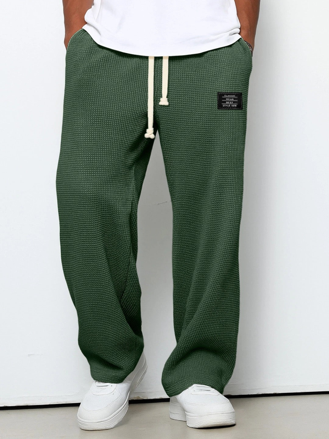 Samuel Men's Wide-Leg Pants with Adjustable Edition
