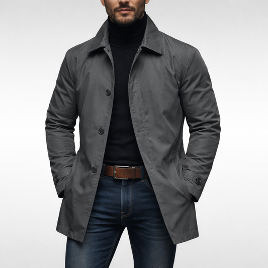 James Weatherproof Long Coat | Men's Insulated Button Jacket Edition