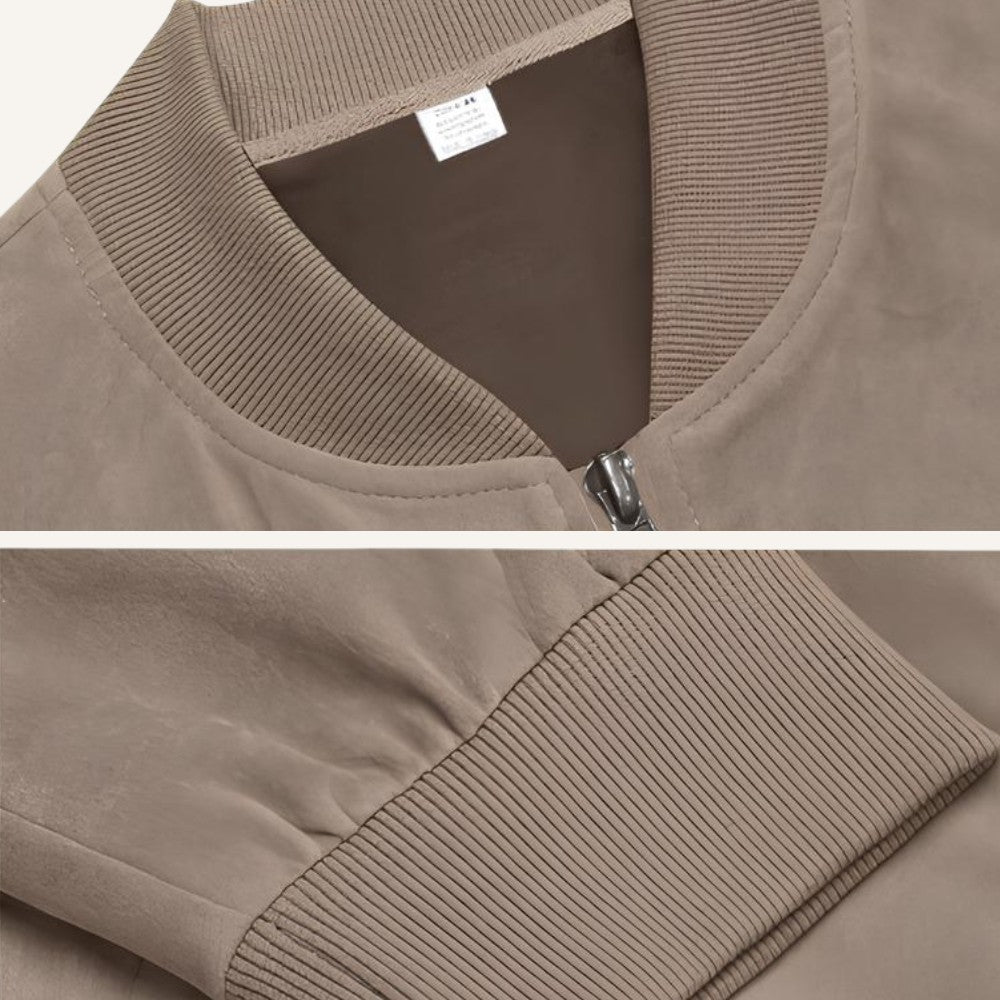 Renoir Men's Suede Jacket - Old Money Style & Timeless Edition