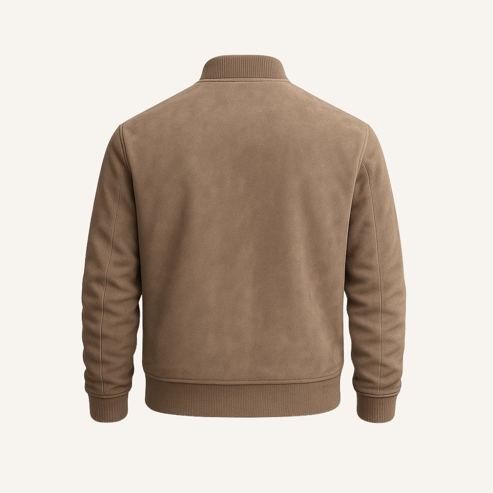 Renoir Men's Suede Jacket - Old Money Style & Timeless Edition