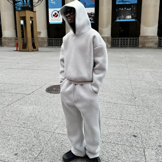 Men's Streat Tracksuit - Two-Piece Jogging Set with Zip Jacket and Edition