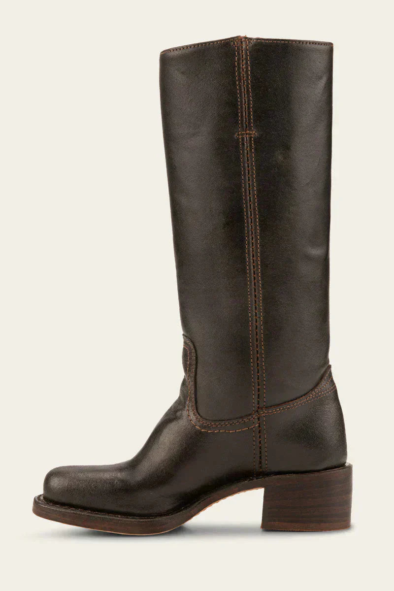 Women Knee-High Boots with Tailored Fit and Structured Sole