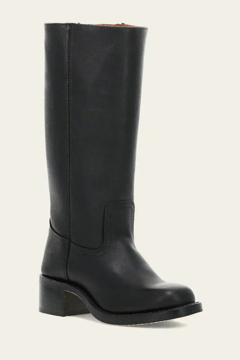 Women Knee-High Boots with Tailored Fit and Structured Sole