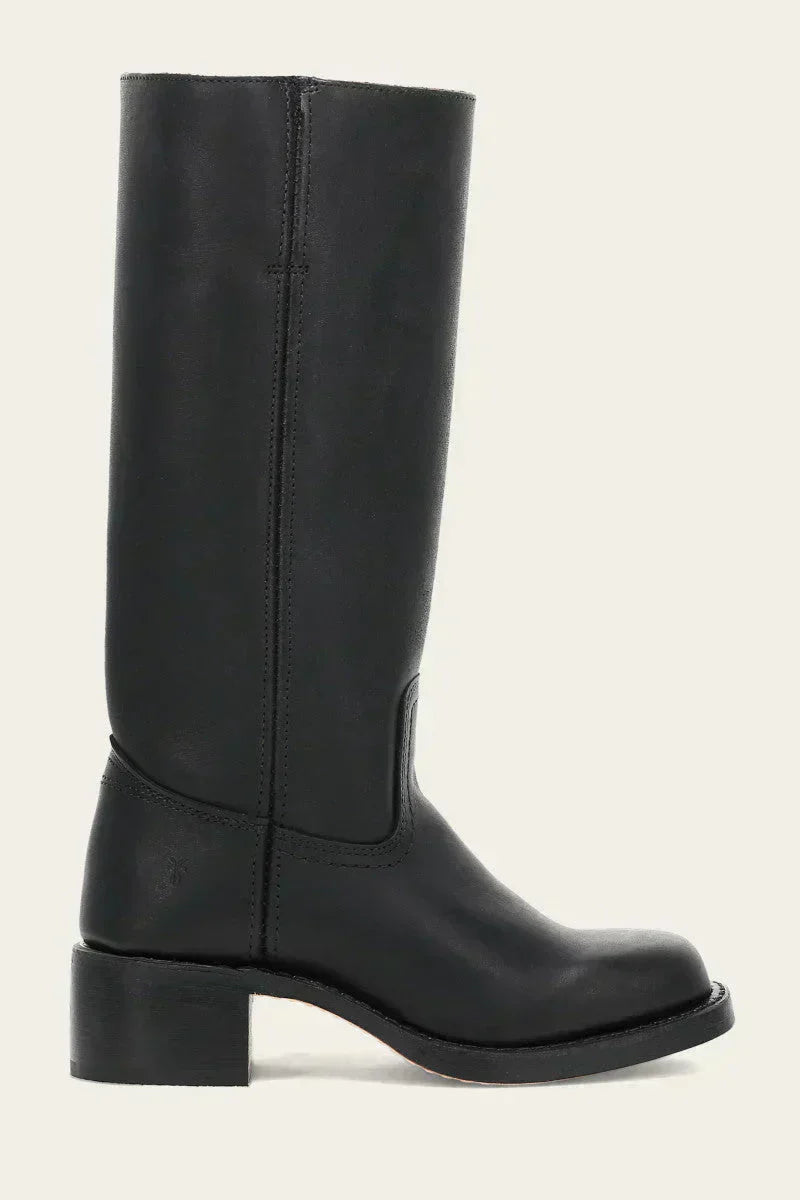Women Knee-High Boots with Tailored Fit and Structured Sole