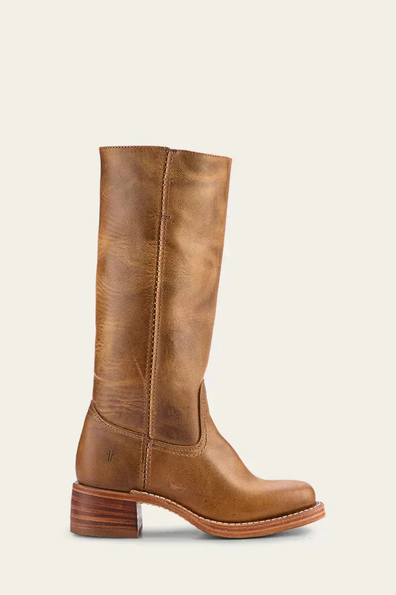 Women Knee-High Boots with Tailored Fit and Structured Sole
