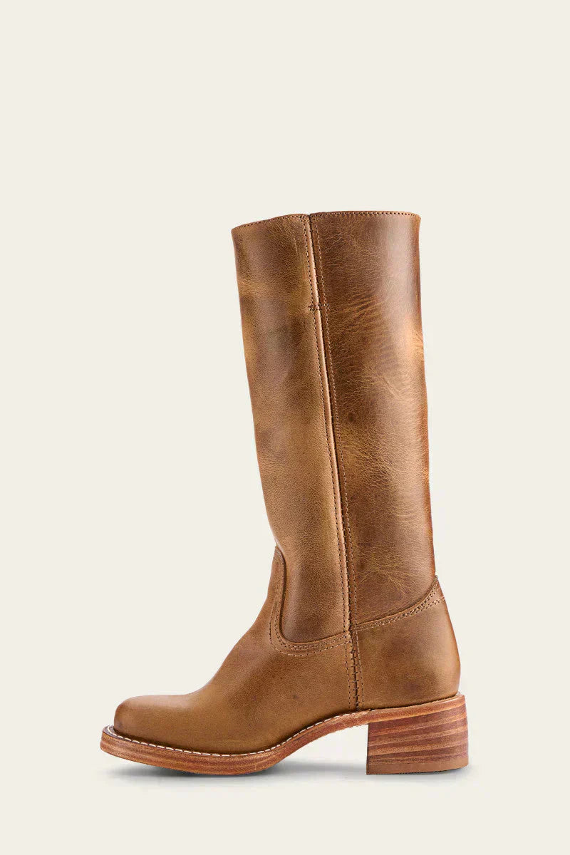 Women Knee-High Boots with Tailored Fit and Structured Sole