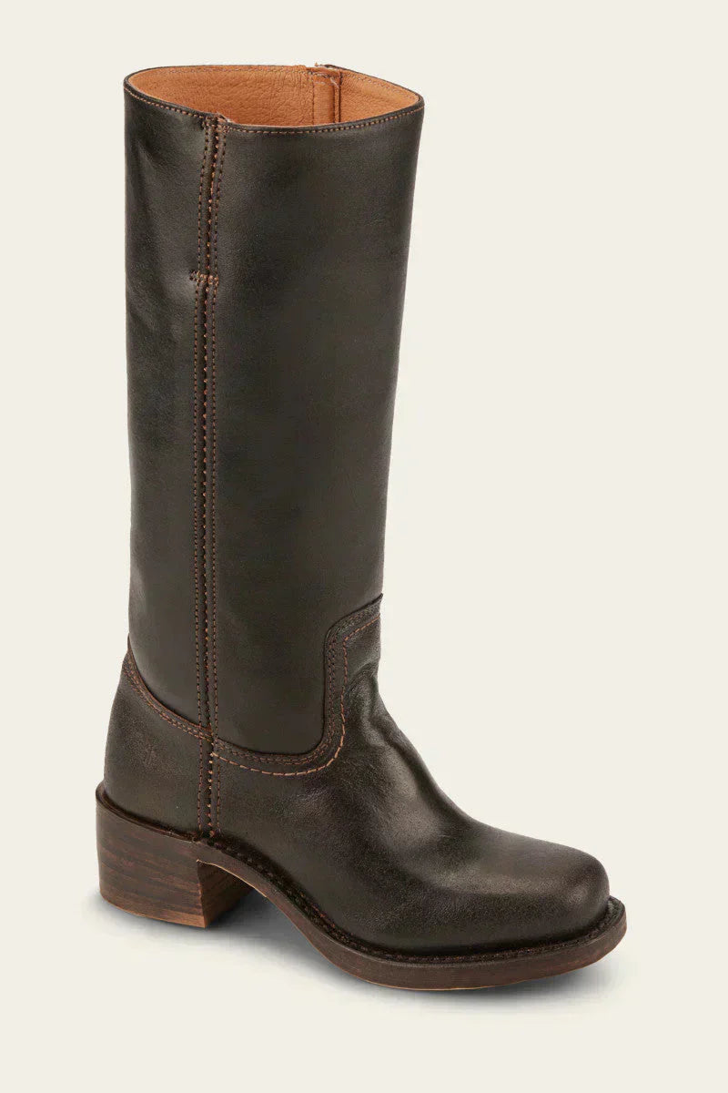 Women Knee-High Boots with Tailored Fit and Structured Sole