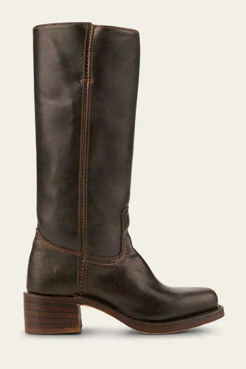 Women Knee-High Boots with Tailored Fit and Structured Sole