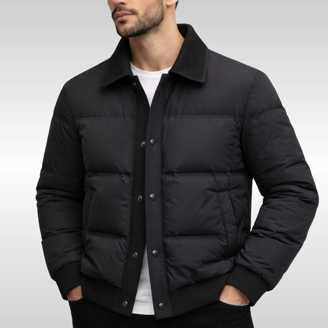 Louis Men's Puffer Jacket - Insulated Warm Winter Edition