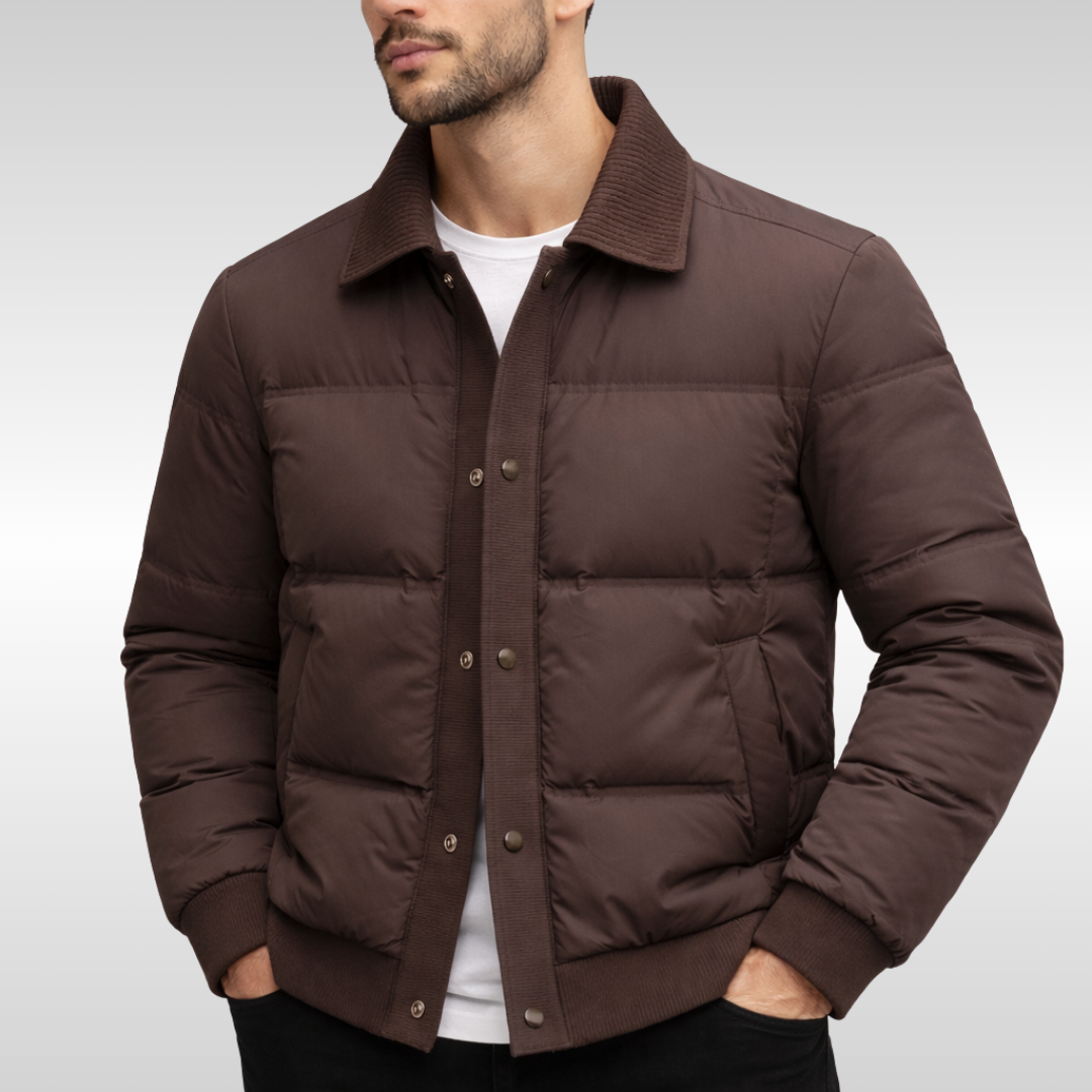 Louis Men's Puffer Jacket - Insulated Warm Winter Edition