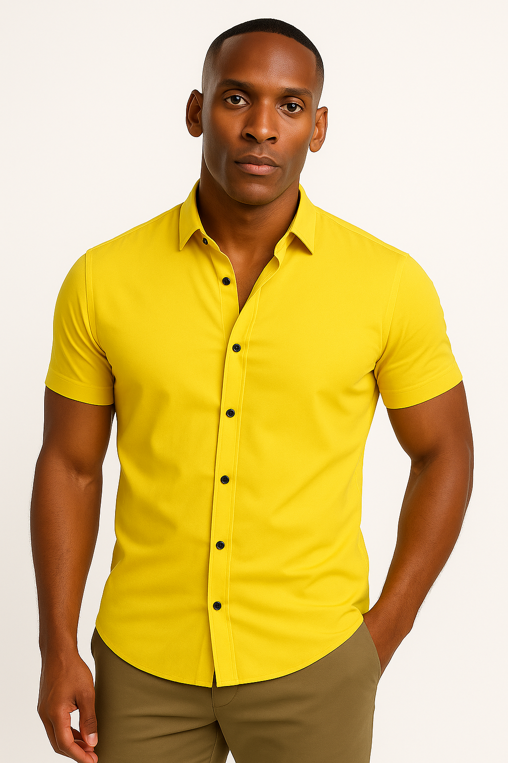 Solorfit | Men Athletic Flex Fit Shirt