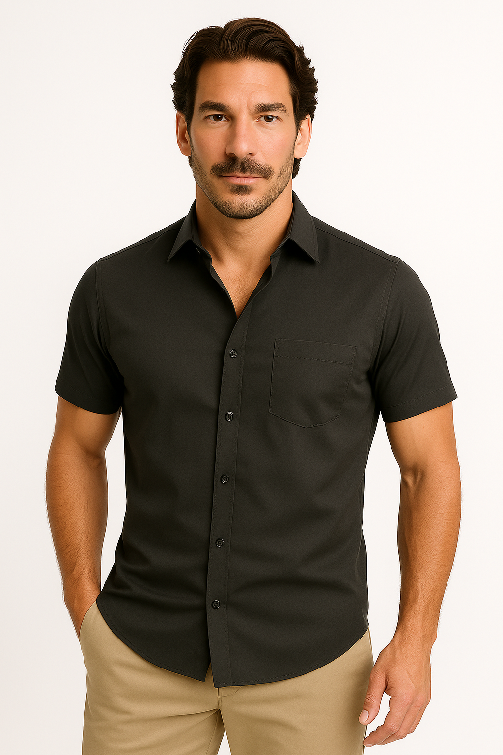 Solorfit | Men Athletic Flex Fit Shirt