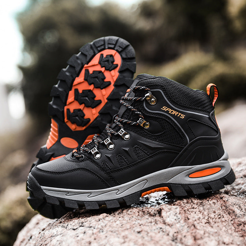 Men's Mid Height Waterproof Work Boots - Durable Safety Edition