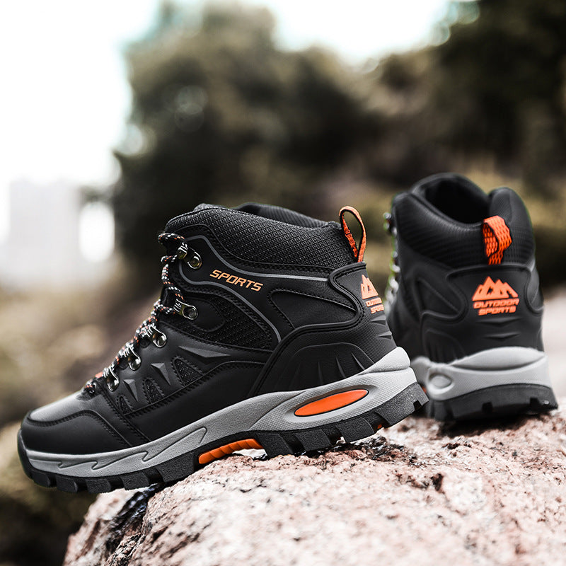 Men's Mid Height Waterproof Work Boots - Durable Safety Edition
