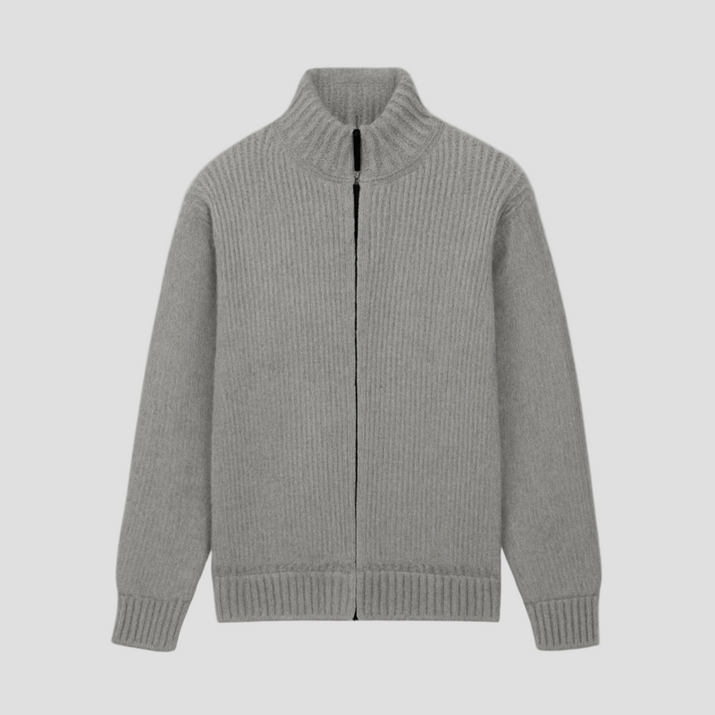 Liam | Vintage Solid Zip Turtleneck Edition