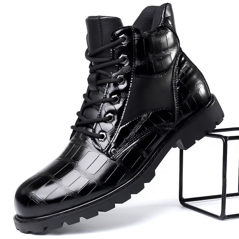 Dante - Handmade Men Crocodile Genuine Boots
