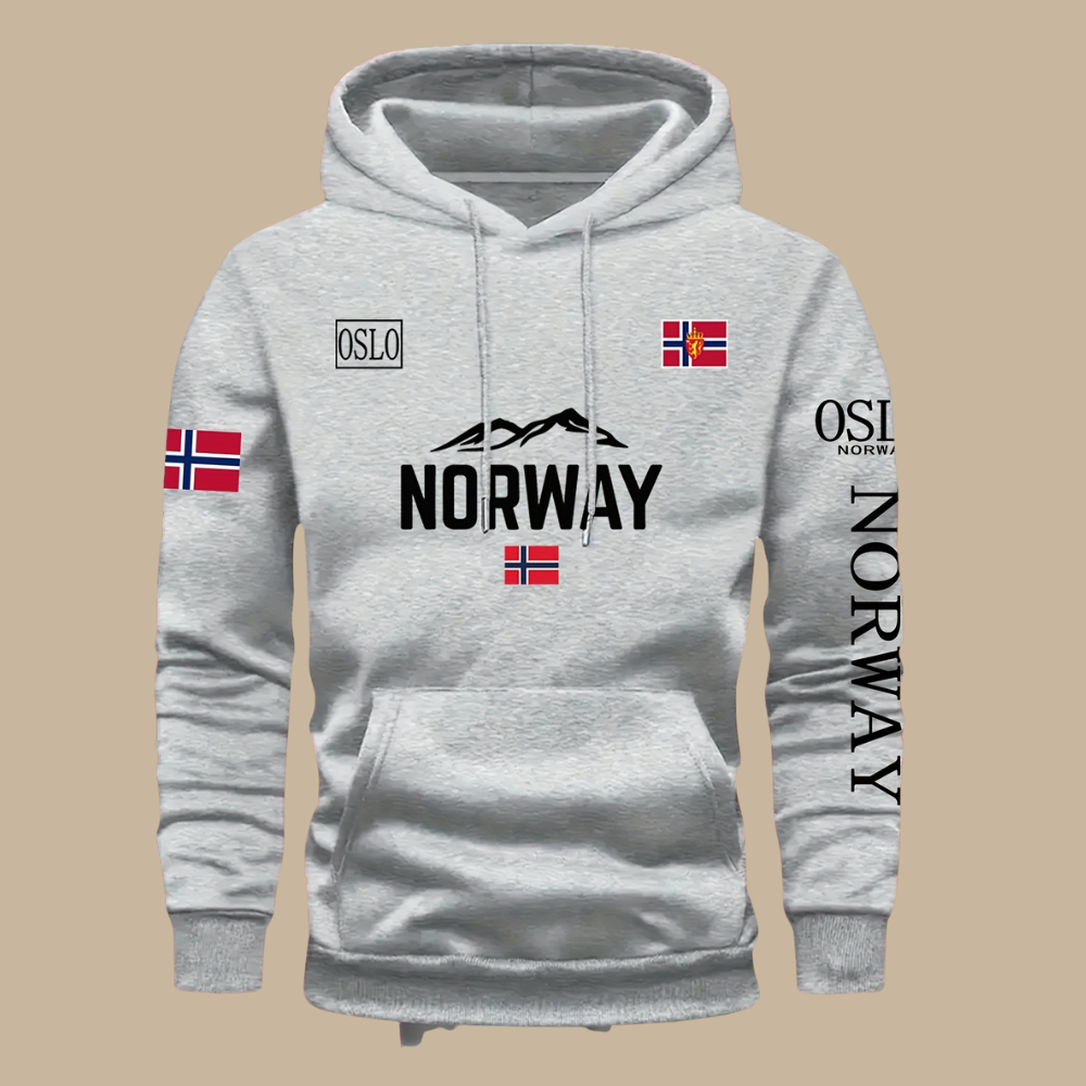 Norway Oslo Hoodie with Drawstring - Organic Blend Design