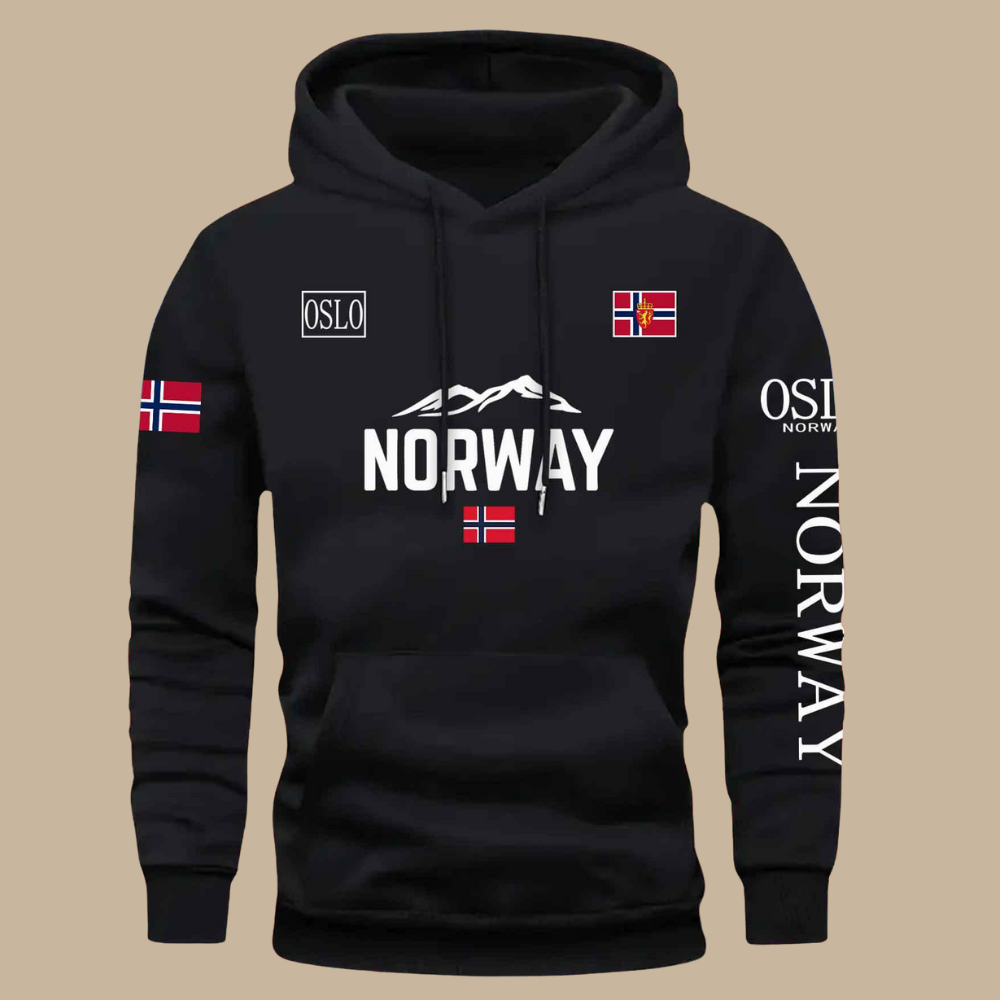 Norway Oslo Hoodie with Drawstring - Organic Blend Design