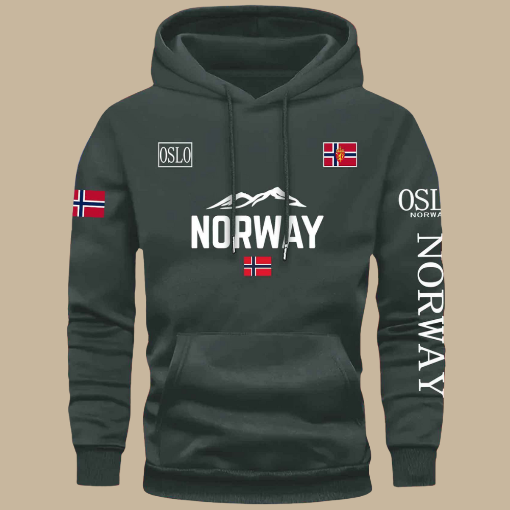 Norway Oslo Hoodie with Drawstring - Organic Blend Design