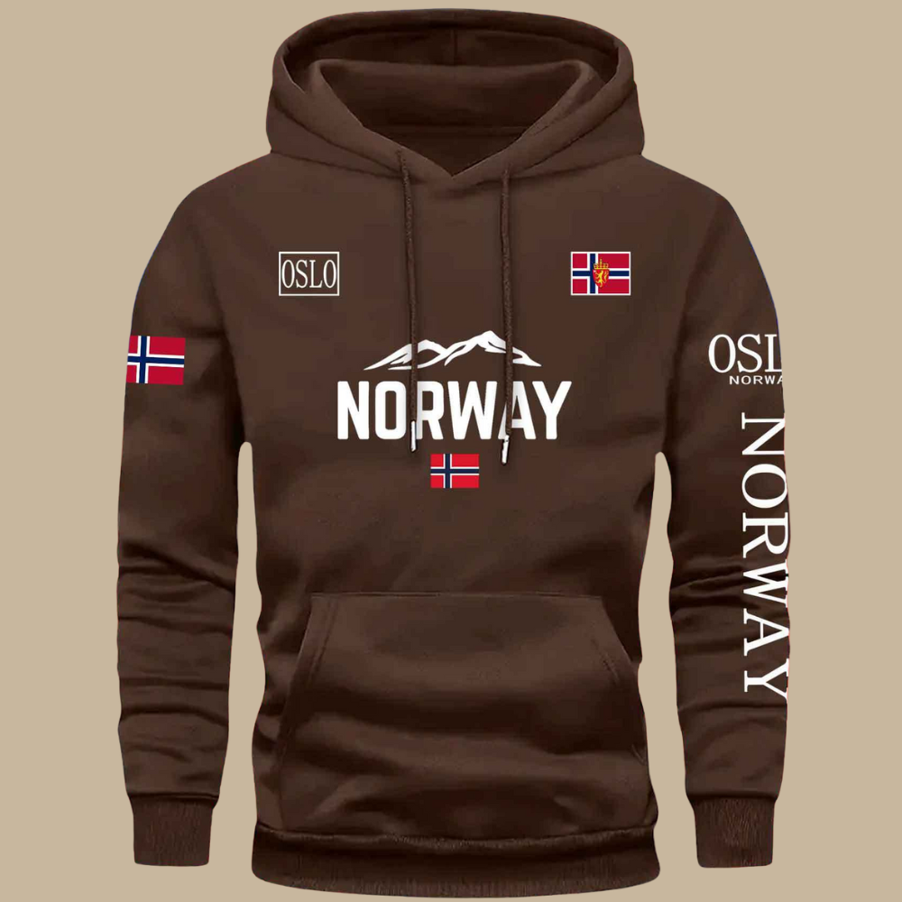 Norway Oslo Hoodie with Drawstring - Organic Blend Design