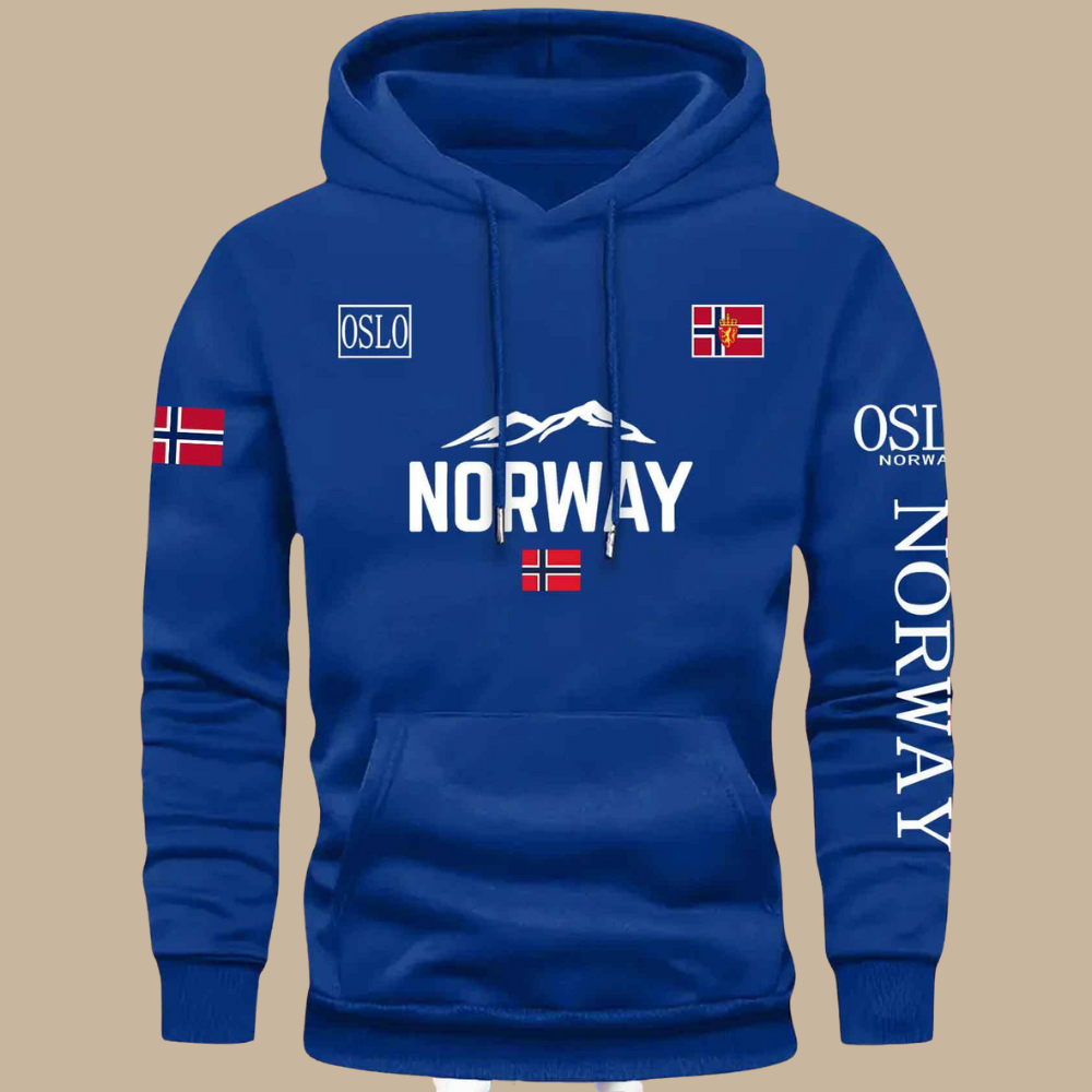Norway Oslo Hoodie with Drawstring - Organic Blend Design