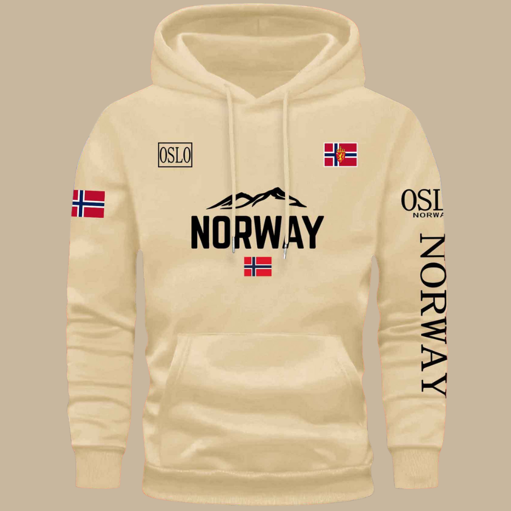 Norway Oslo Hoodie with Drawstring - Organic Blend Design