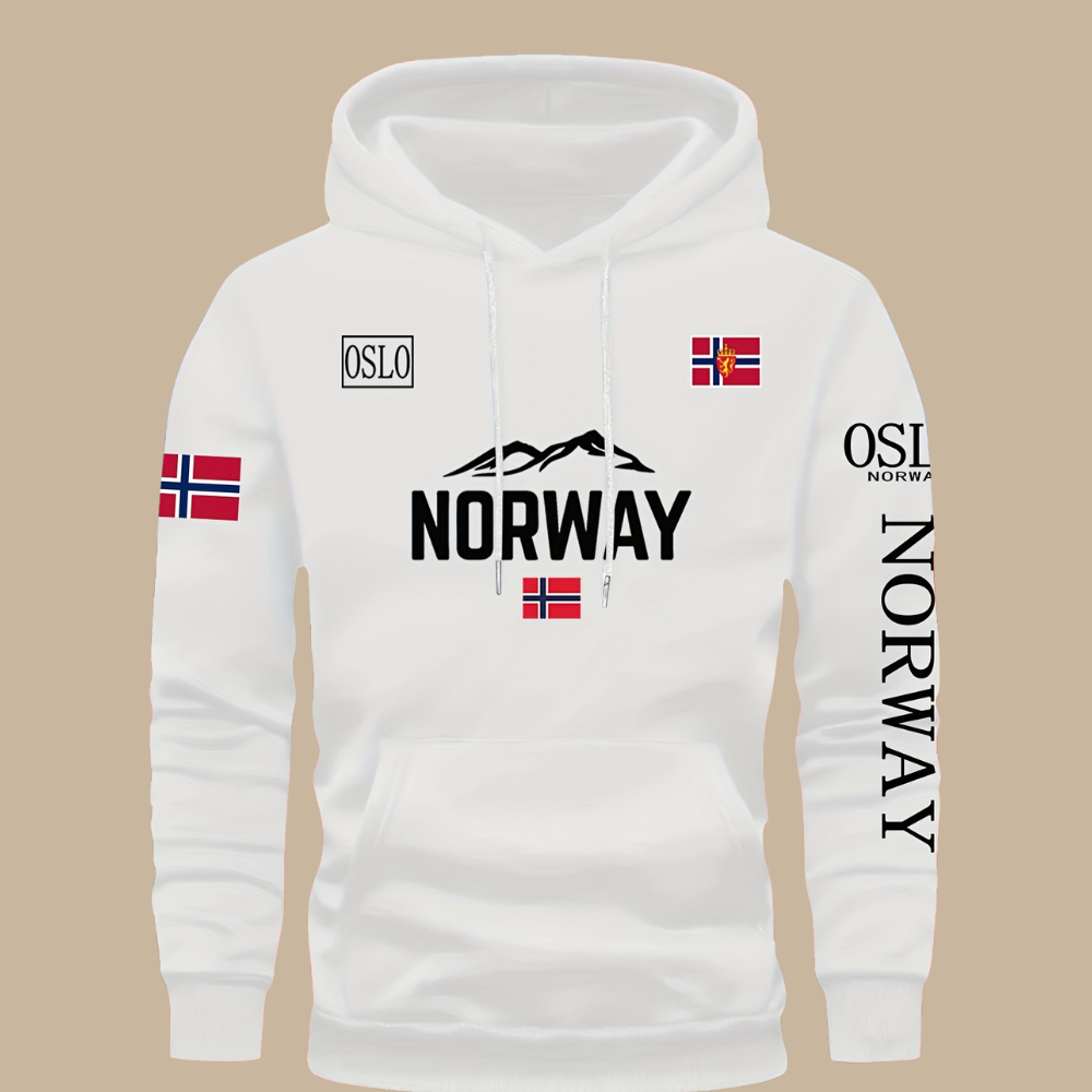 Norway Oslo Hoodie with Drawstring - Organic Blend Design