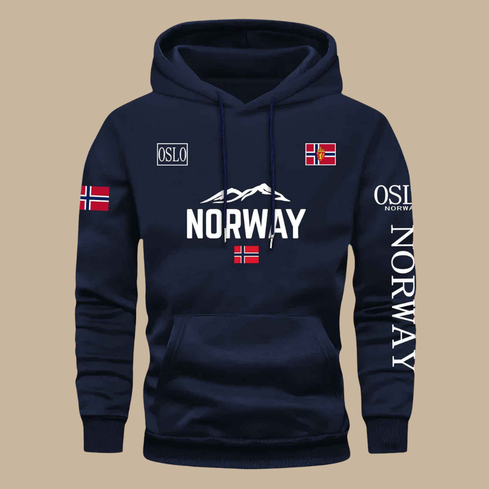 Norway Oslo Hoodie with Drawstring - Organic Blend Design