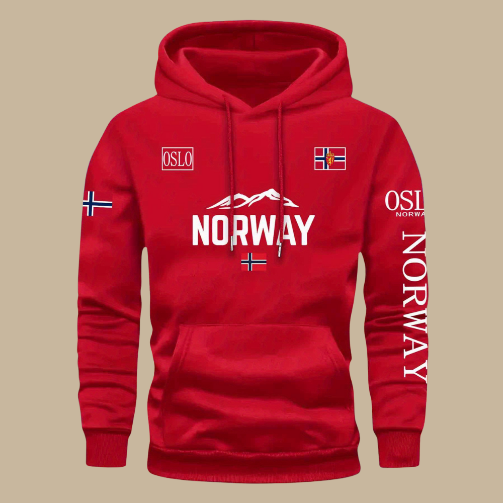 Norway Oslo Hoodie with Drawstring - Organic Blend Design