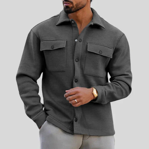James Men's Button Blazer - Heritage Tailored Jacket | Smart Casual Elegance