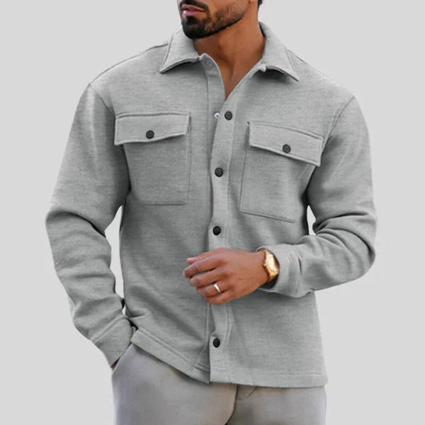 James Men's Button Blazer - Heritage Tailored Jacket | Smart Casual Elegance