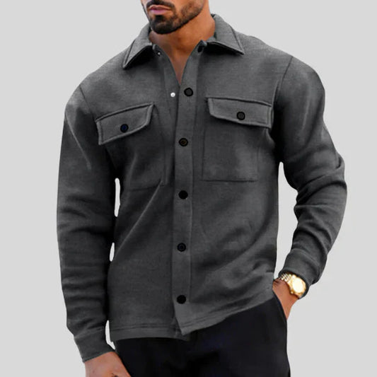 James Men's Button Blazer - Heritage Tailored Jacket | Smart Casual Elegance