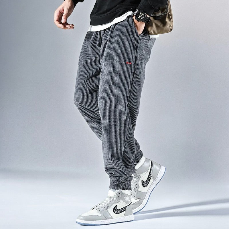 Oslo Men's Corduroy Japanese Sweatpants - Everyday, Comfortable & Stylish