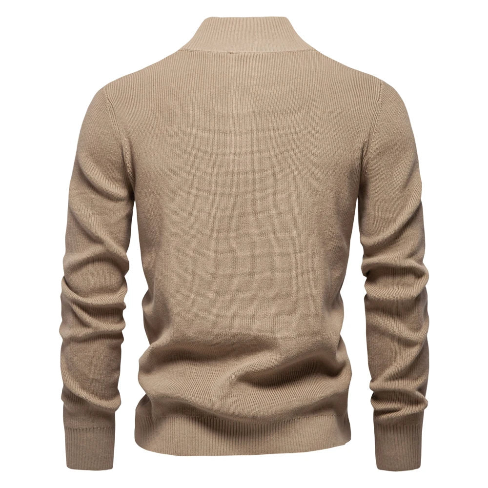 Aaron | Men's Sweater With Button Edition