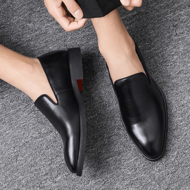Red Bottom Heritage Supportive Orthopedic Sole Leather Loafers