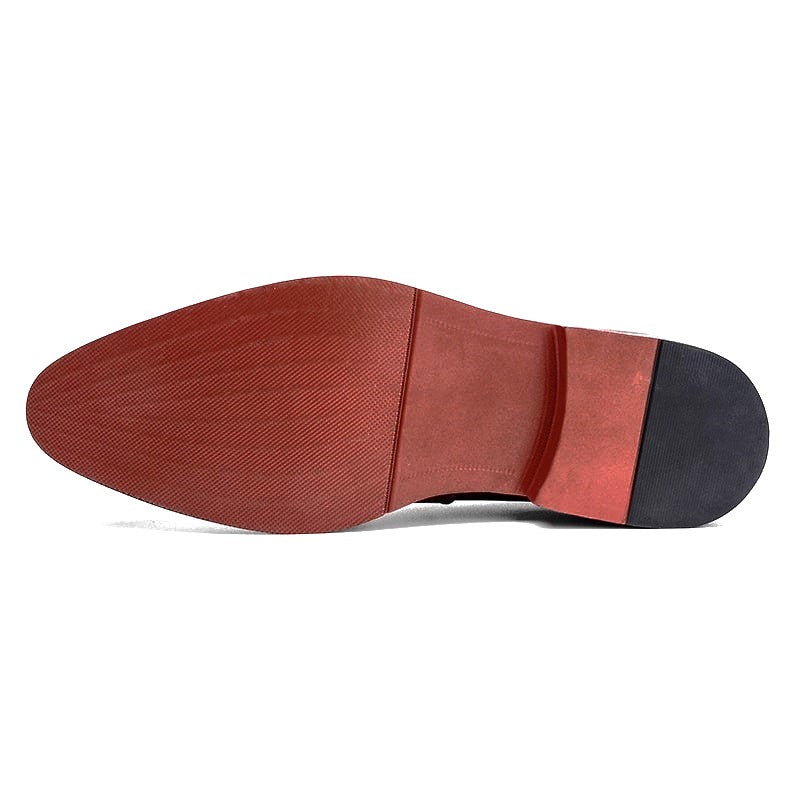 Red Bottom Heritage Supportive Orthopedic Sole Leather Loafers