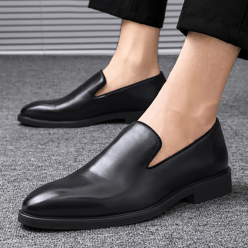 Red Bottom Heritage Supportive Orthopedic Sole Leather Loafers