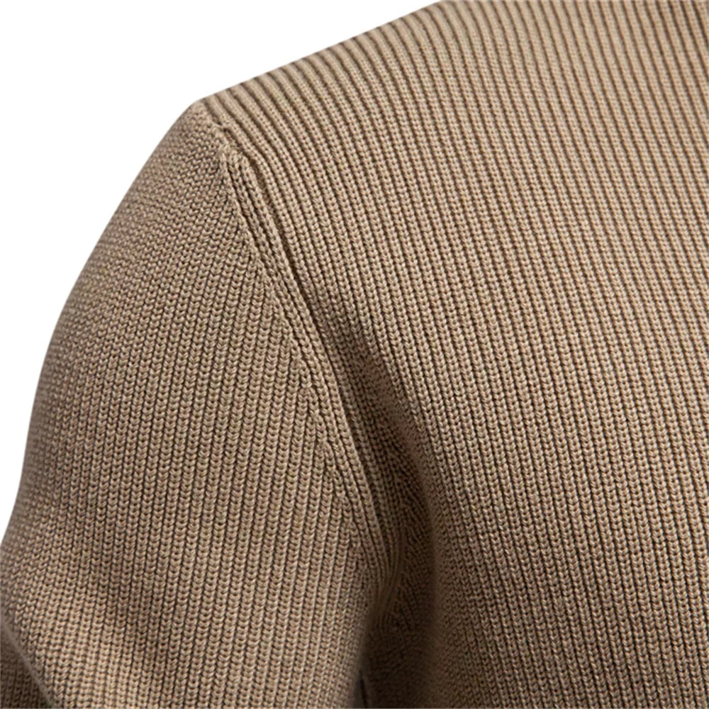 Aaron | Men's Sweater With Button Edition
