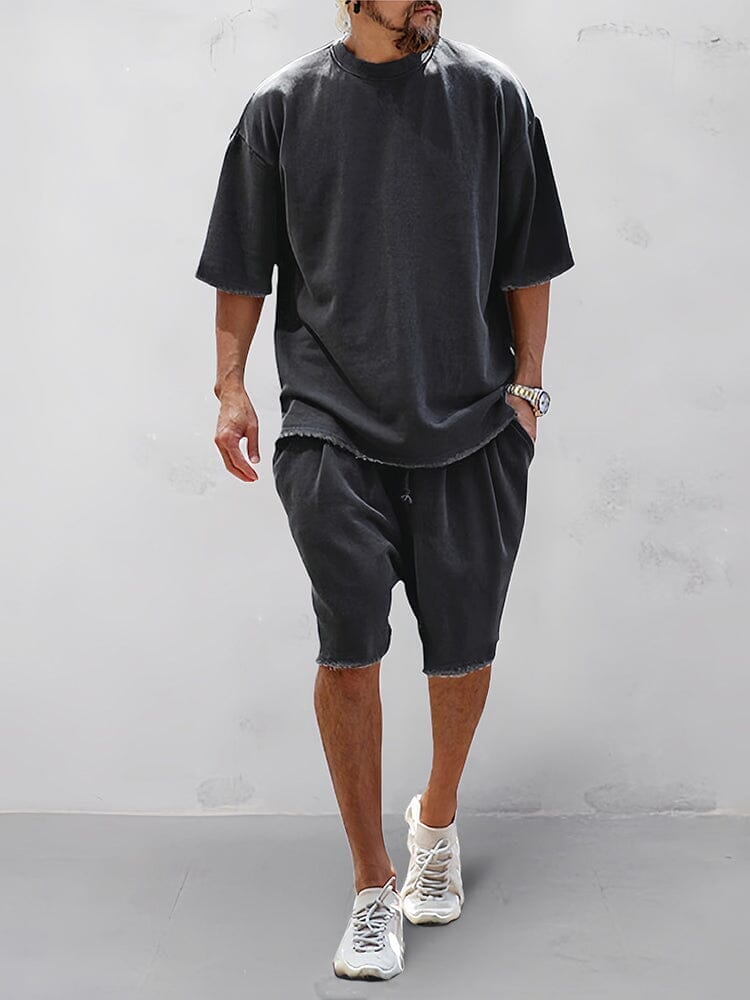 Everyday Loose Fit Solid Sports Sets