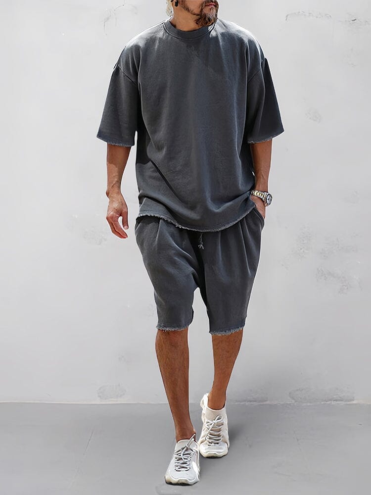 Everyday Loose Fit Solid Sports Sets