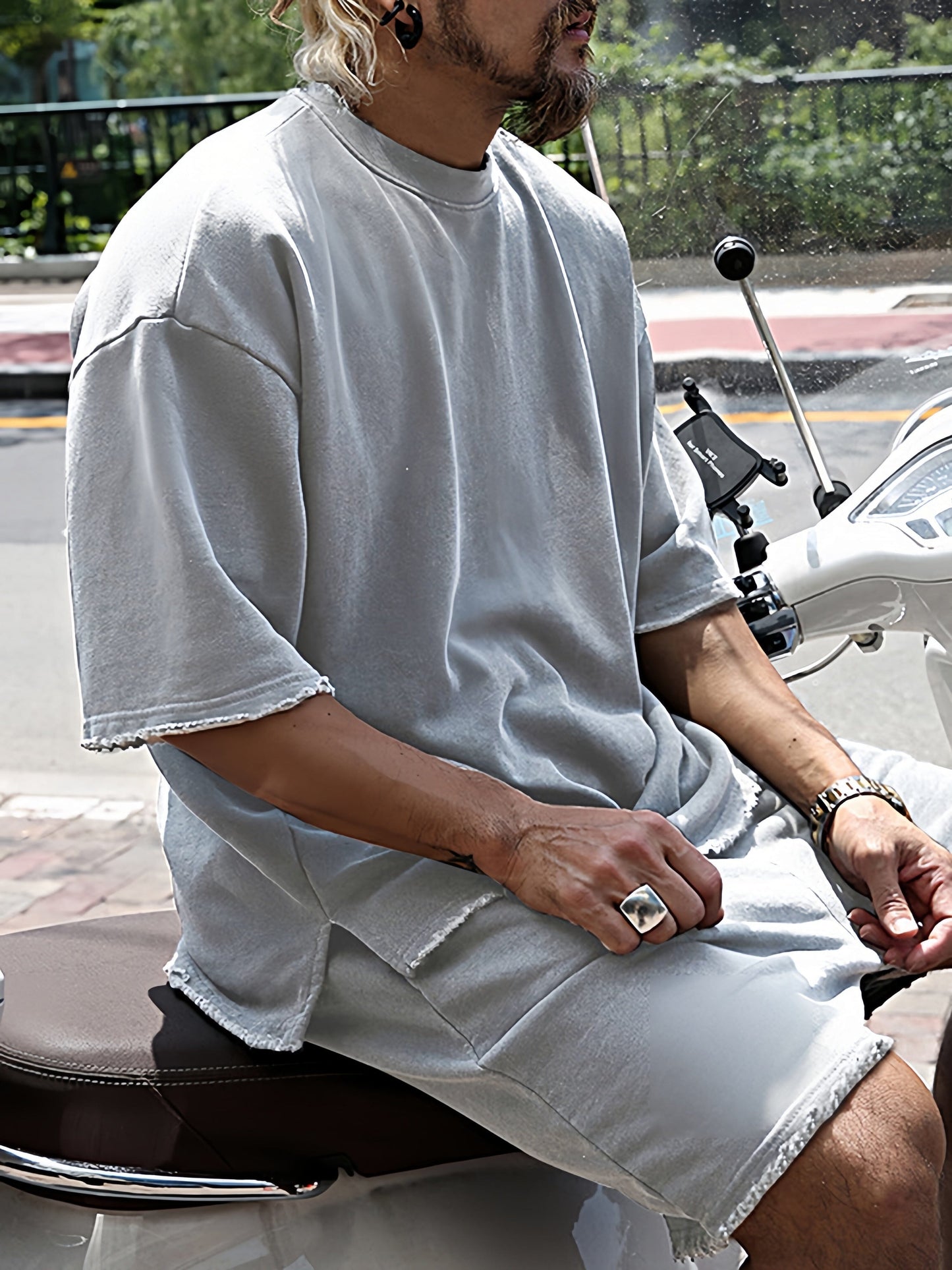 Everyday Loose Fit Solid Sports Sets