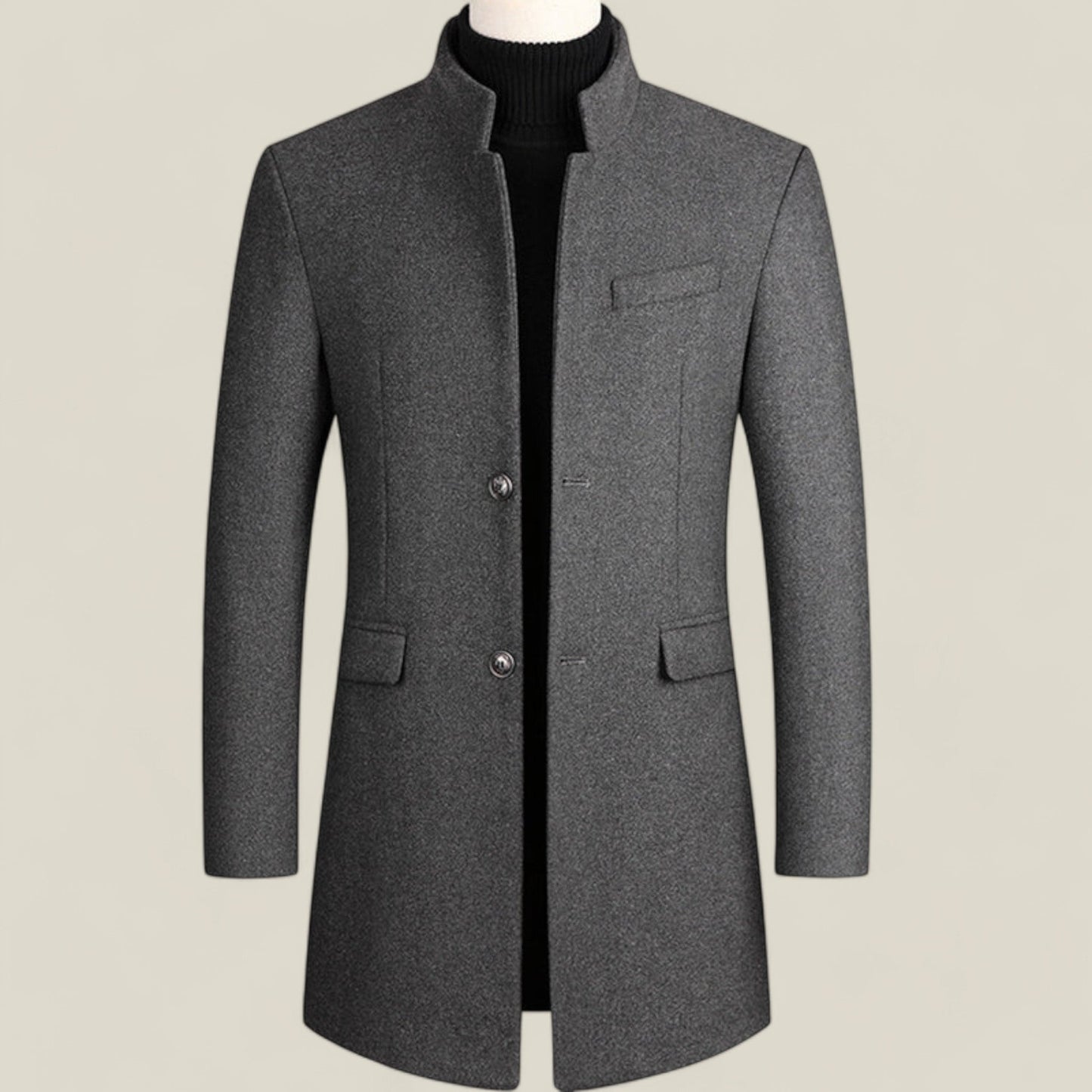 Cray | Long Stylish Coat - Heritage Overcoat for Formal and Casual Elegance